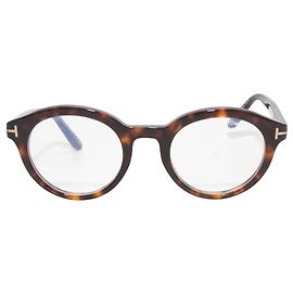 Occhiali da vista rotondi Tom Ford tartarugati Marrone