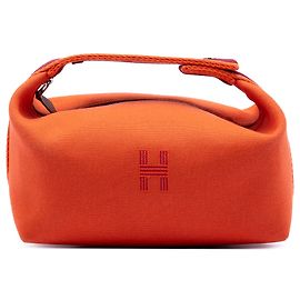 Funda Orange Hermès Small Toile Bride A Brac Naranja