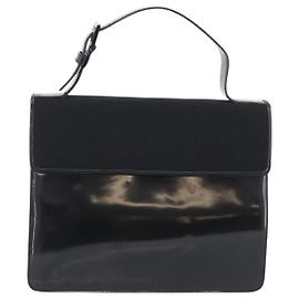 Prada Vintage Lackleder Schwarz