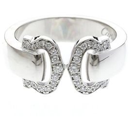 Cartier 2C de Cartier en or blanc 18K Argenté