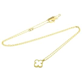 Pendente Sweet Alhambra Van Cleef & Arpels Oro Giallo 18K e Madreperla D'oro