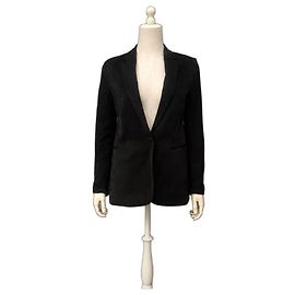 Theory Black floral print blazer Black