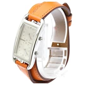 Hermès Hermes Cape Cod Dual Time Quartz Stainless Steel and Leather 20 Andere