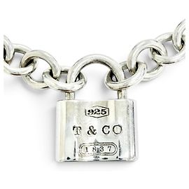 Tiffany & Co Colar Tiffany 1837 Lock Cadena Prata