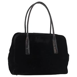 Sac à main PRADA Velor Black Autre