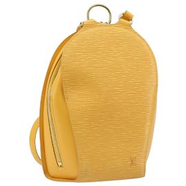LOUIS VUITTON Epi Mabillon Backpack Yellow M52239 LV Other