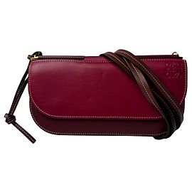 Borsa a tracolla Loewe Gate Pochette Bordò