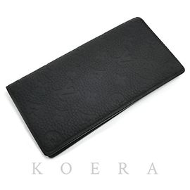 Louis Vuitton Portefeuille Brazza Long Wallet Black