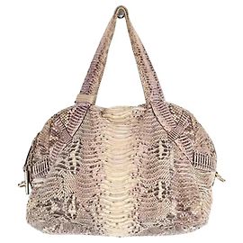 Cabas Jimmy Choo em pele bege Bege