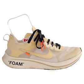 Off White Beige Low-Top-Sneaker Beige