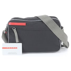 Autre Marque Borsa a tracolla e messenger Pradasports Marrone Nero