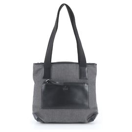 Gucci Leder-Tote-Bag Braun Schwarz