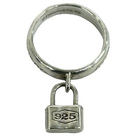 Anello Tiffany & Co. 1837 Cadena Lock Ring Argento