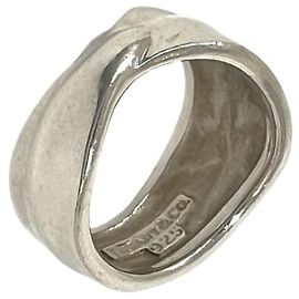 Tiffany & Co Tiffany Vintage Leaf Band Ring Silber