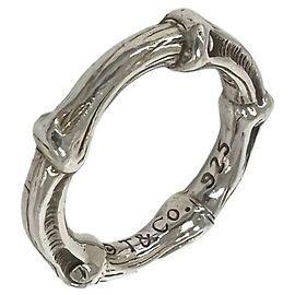 Tiffany & Co Tiffany Vintage Bamboo Band Ring Silber