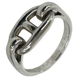 Hermès Hermes Chaine d'Ancre Silver Ring Silber
