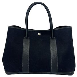 Hermès Hermes Garden Party PM Tote Bag Black