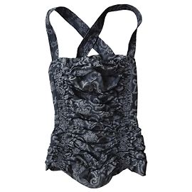 Top a spalline Alaïa Nero