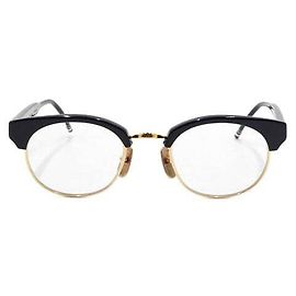Thom Browne Black Acetate Eyeglass Frame Black