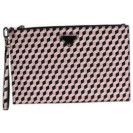 Prada Pochette géométrique rose Rose
