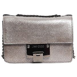 Jimmy Choo Bolsa transversal Silver Rebel Prata