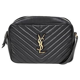 Saint Laurent Borsa Lou Camera bag Paris nera Nero