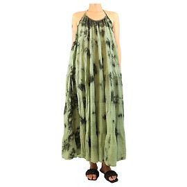 Autre Marque Vestido maxi tie-dye Mirabella verde - One size Verde