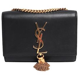 Saint Laurent Mini borsa a tracolla Kate nera Nero