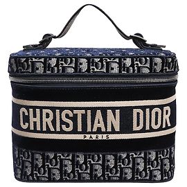 Dior Blue 2020 Oblique vanity bag Blue