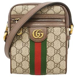 Borsa a tracolla Gucci Ophidia Marrone