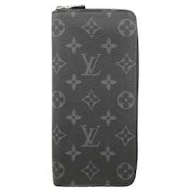 Louis Vuitton Monogram Eclipse Zippy Wallet Black