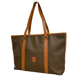 Céline Sac Cabas Celine Macadam Marron