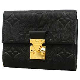 Louis Vuitton Tri-fold Wallet in Noir Black
