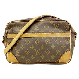 Sac à épaule Louis Vuitton Monogram Trocadero 27 Marron