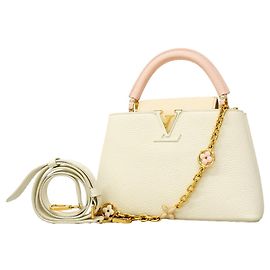 Louis Vuitton Capucines BB Handbag White