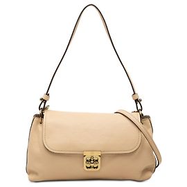Chloé Beige Leather Elsie Satchel Beige