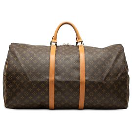 Louis Vuitton Brown Monogram Keepall 60 Marrom