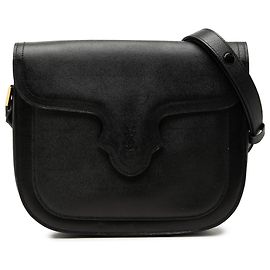 Bolsa crossbody Saint Laurent em couro preto Preto