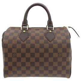 Louis Vuitton Brown Damier Ebene Speedy 25 Marron