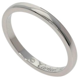 Cartier Women's Platinum Band Ring Other