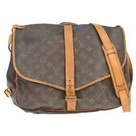 Louis Vuitton Saumur Monogram 35 Marrom