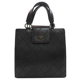 Borsa Chanel Matelassé Coco Mark Nero