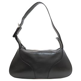 Borsa a tracolla in pelle monospalla Bally da donna Nero