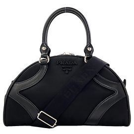 Sac Bowling Prada Sac à main 2-Way Noir