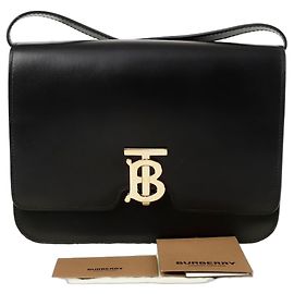 Burberry Borsa a tracolla e spalla Tb Medium Nero
