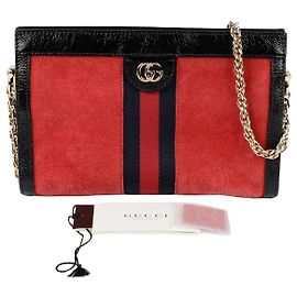 Gucci Borsa a tracolla Ophidia Chain Small Nero