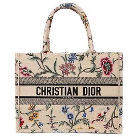 Sac Tote Dior en Raffia Beige Marron