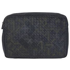 Bottega Veneta Pochette Intrecciato Stitch Bleu