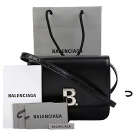 Balenciaga Borsa a tracolla piccola Logo Nero
