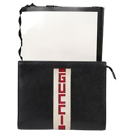 Gucci Bolsa e clutch com logo Preto